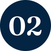 Number 02 in a dark blue circle.